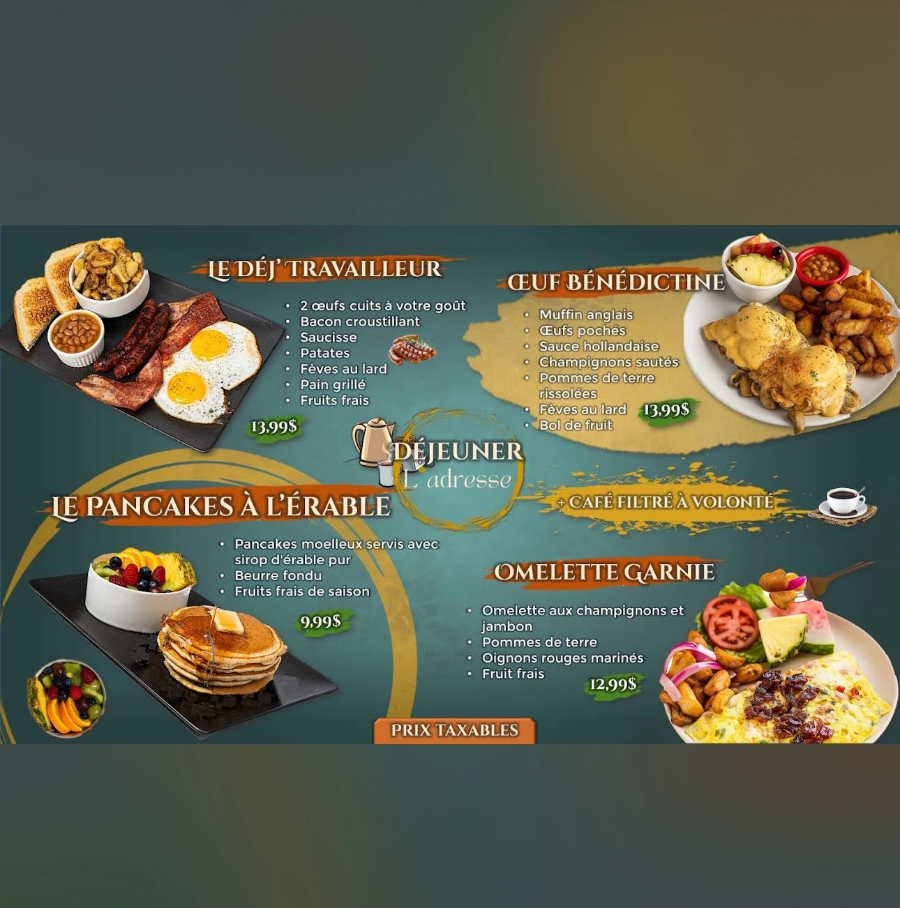 Café Restaurant L’Adresse menu item 3